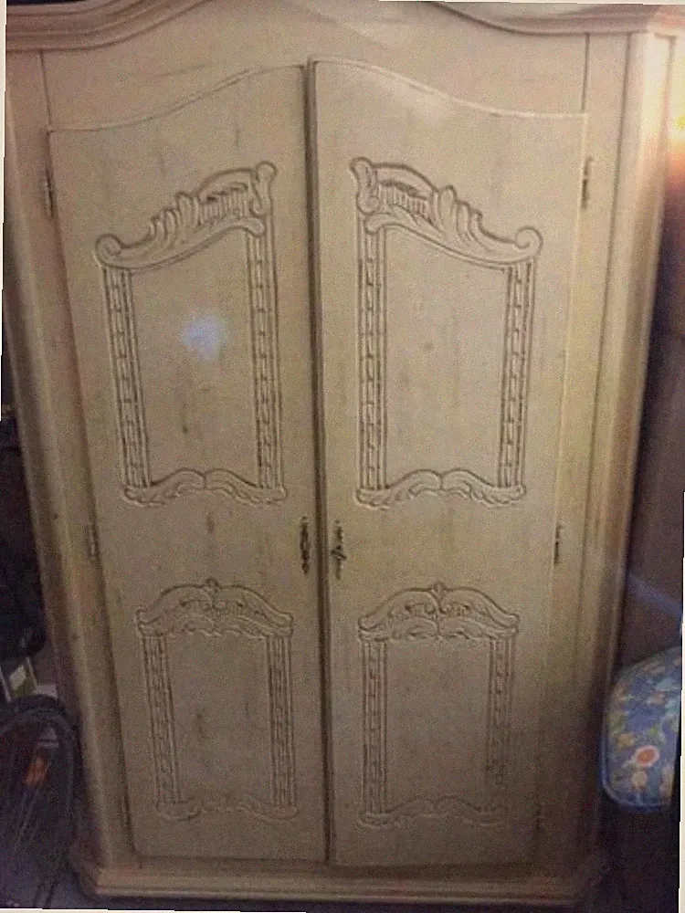 Bauernschrank Kleiderschrank Shabby Chic Echtholz 50er IKEA