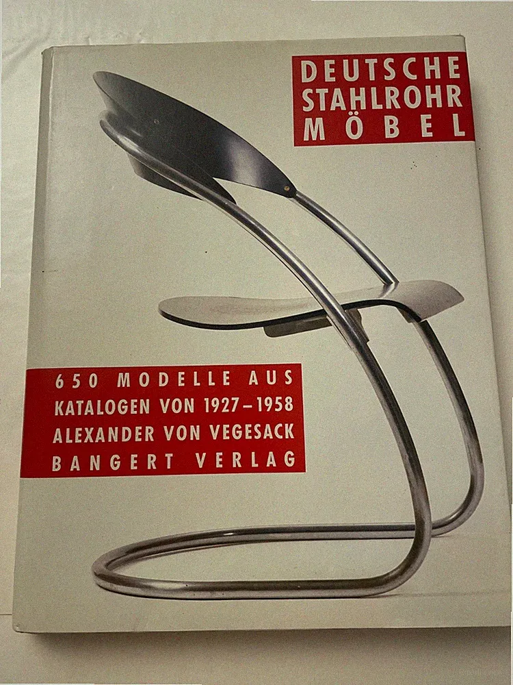 Bauhaus Deutsche Stahlrohr Möbel Alexander von Vegesack 1986 neuwertig