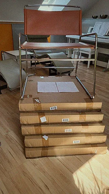 Bauhaus Stühle, 6er Set, Vintage
