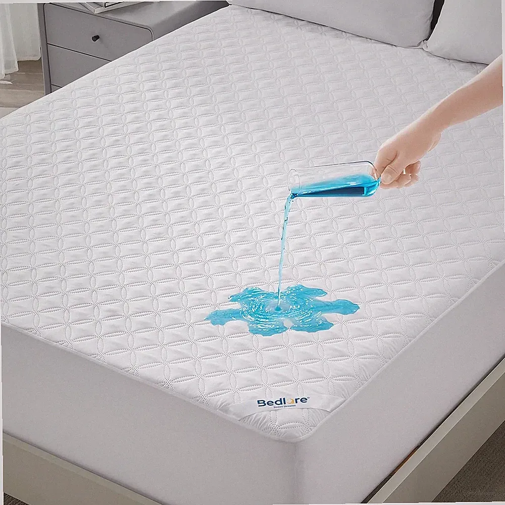 BEDLORE Matratzenschoner 140x200 cm Wasserdicht & Weich TPU(Weiß)
