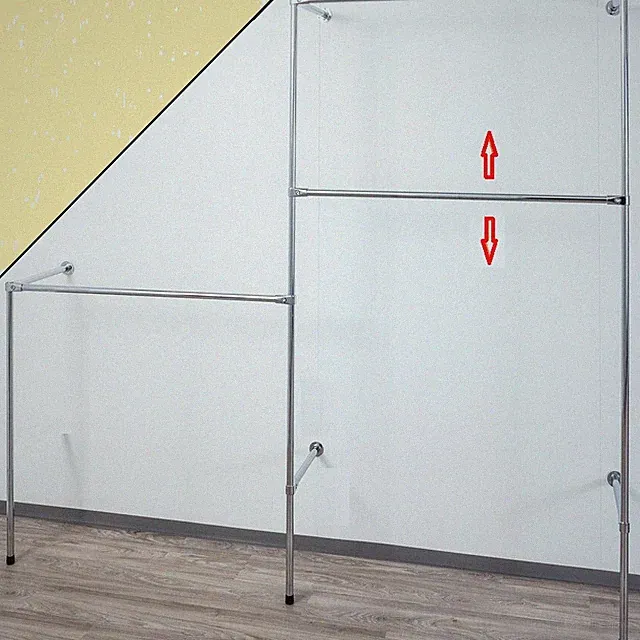 Begehbarer Kleiderschrank Kleiderständer Kleiderstange Garderobe NEU Art. W.12