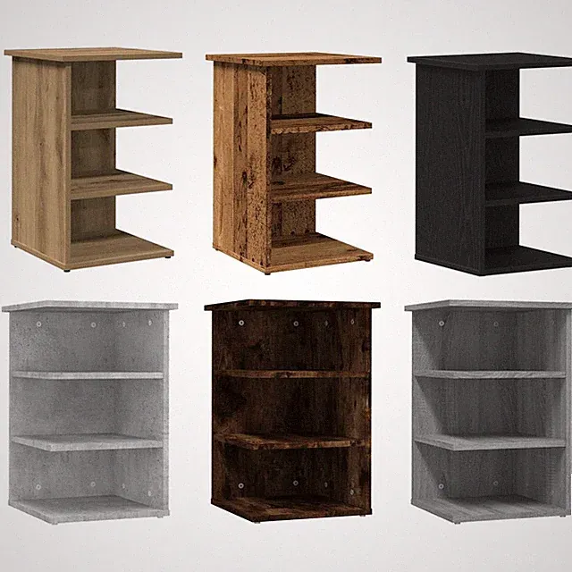 Beistellregal Schränke Holzregal Kommode Sideboards 35x35x55 cm Holzwerkstoff