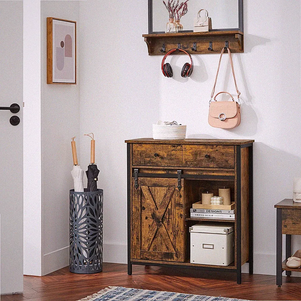 Beistellschrank Sideboard Regalebene Küchenschrank Schublade Kommode LSC100B01