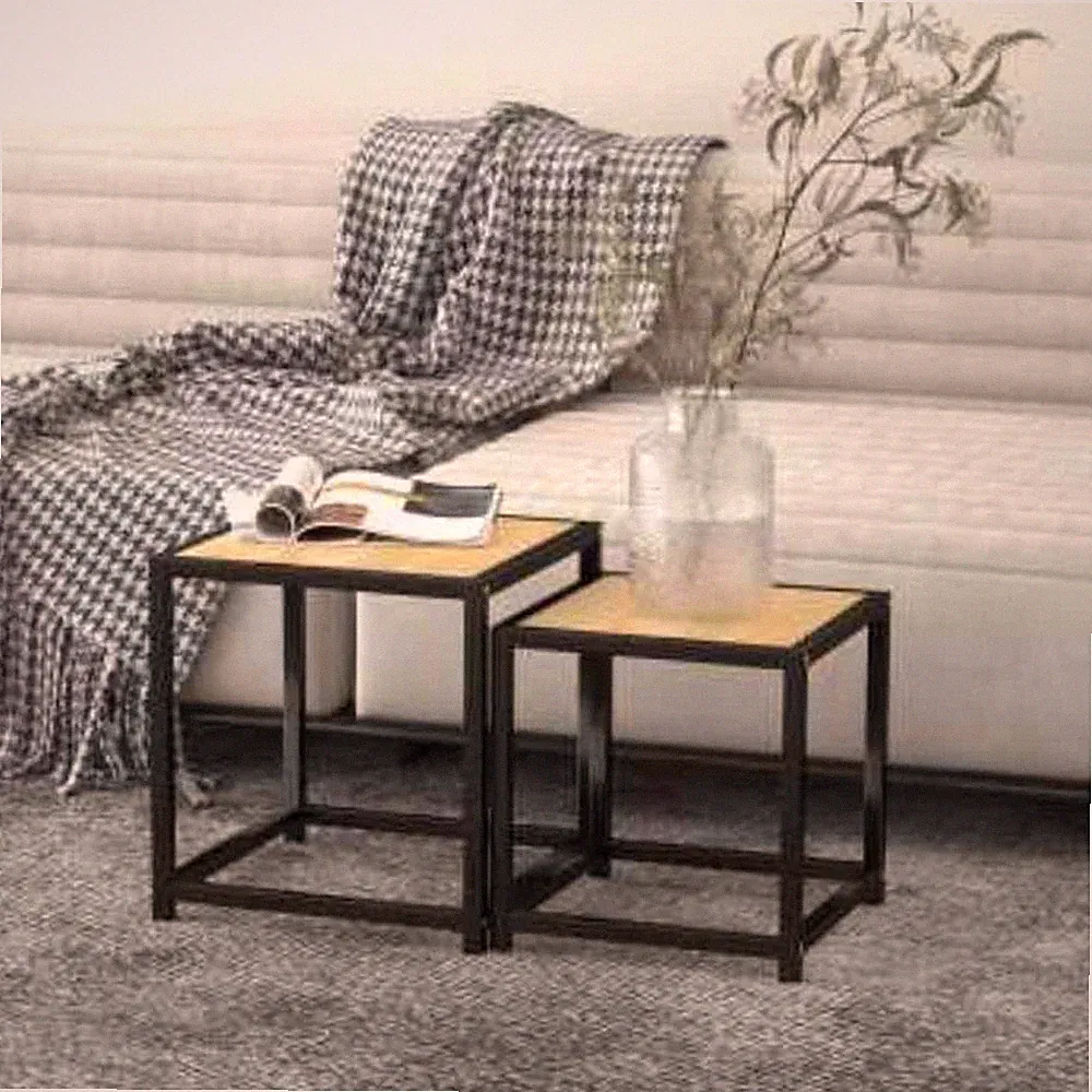 Beistelltisch 2-tlg. MDF Satztisch Couchtisch Sofatisch mehrere Auswahl vidaXL