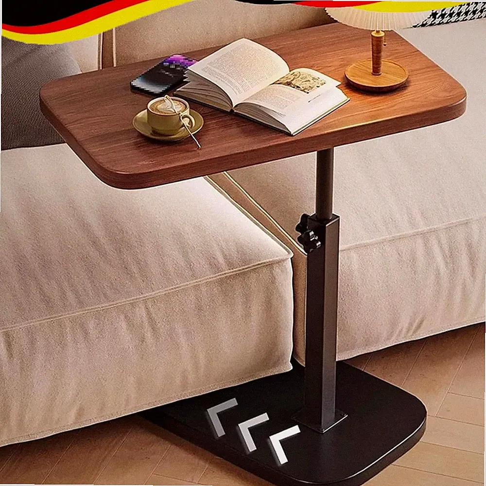 Beistelltisch C Form Höhenverstellbar 45-80 cm Couch Beistelltisch für Laptops