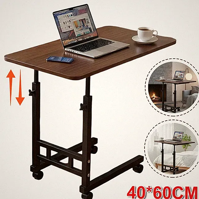 Beistelltisch C Form Höhenverstellbar 60-85 cm Couch Beistelltisch für Laptops