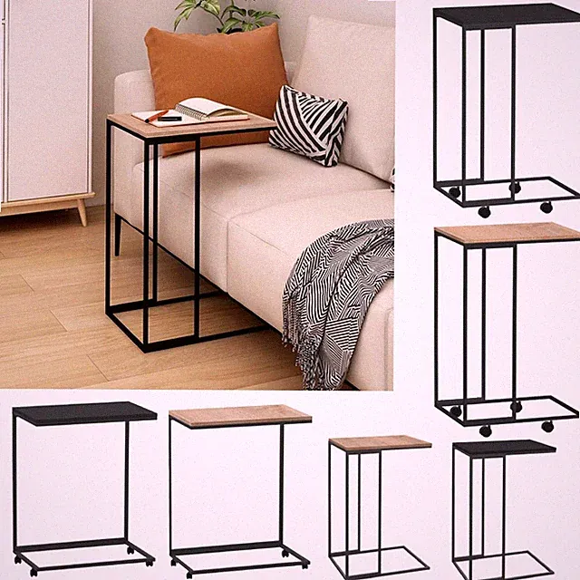 Beistelltisch Couch Laptoptisch Schreibtisch Pflegetisch Sofatisch Holzwerkstoff