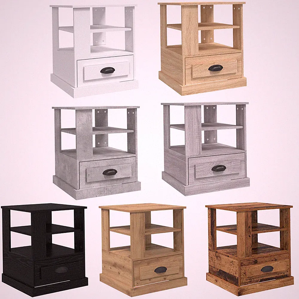 Beistelltisch Couchtisch Kaffeetisch Holztisch Tisch 50x50x60 cm Holzwerkstoff