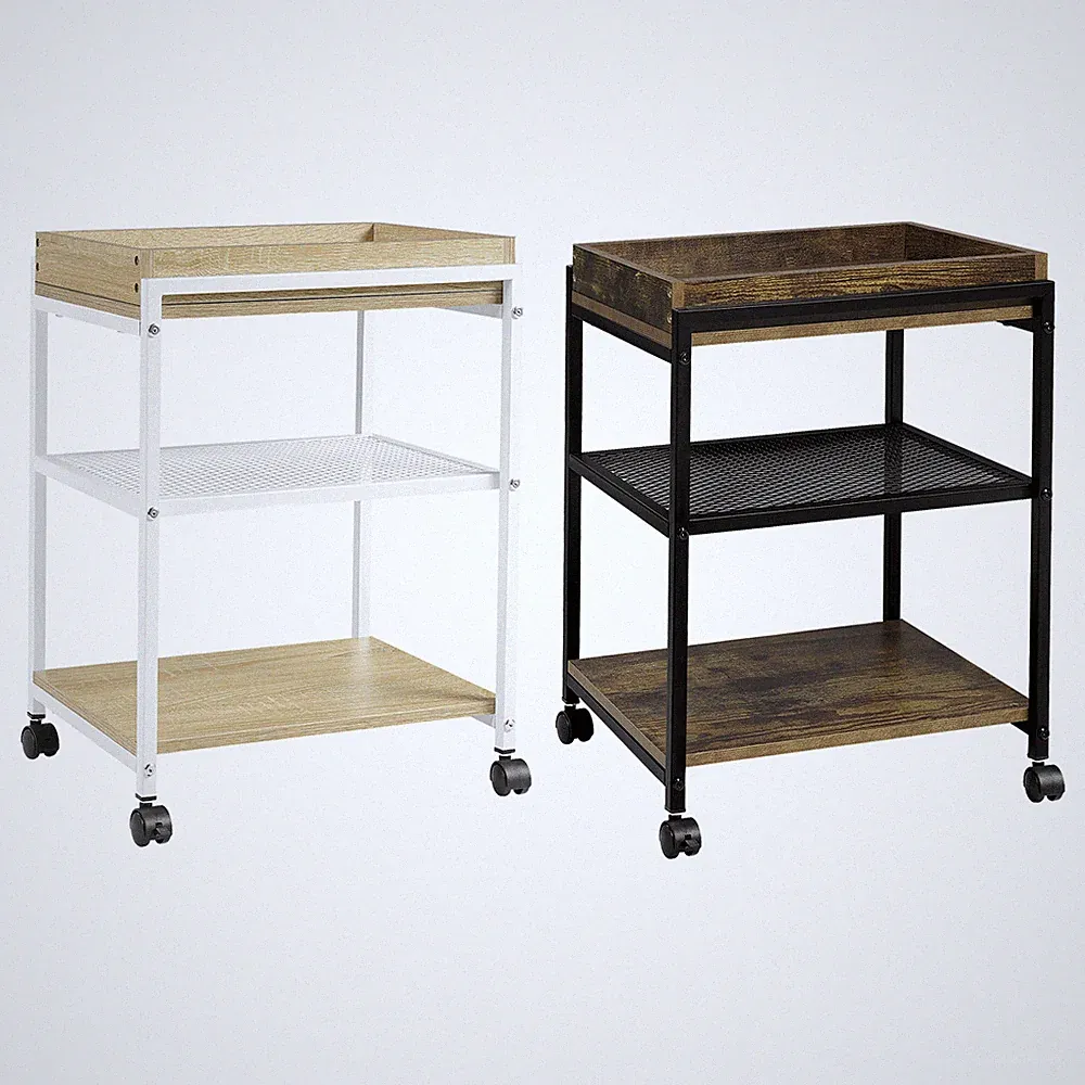 Beistelltisch Couchtisch Kaffeetisch Sofatisch Nachttisch mit Rollen #2949
