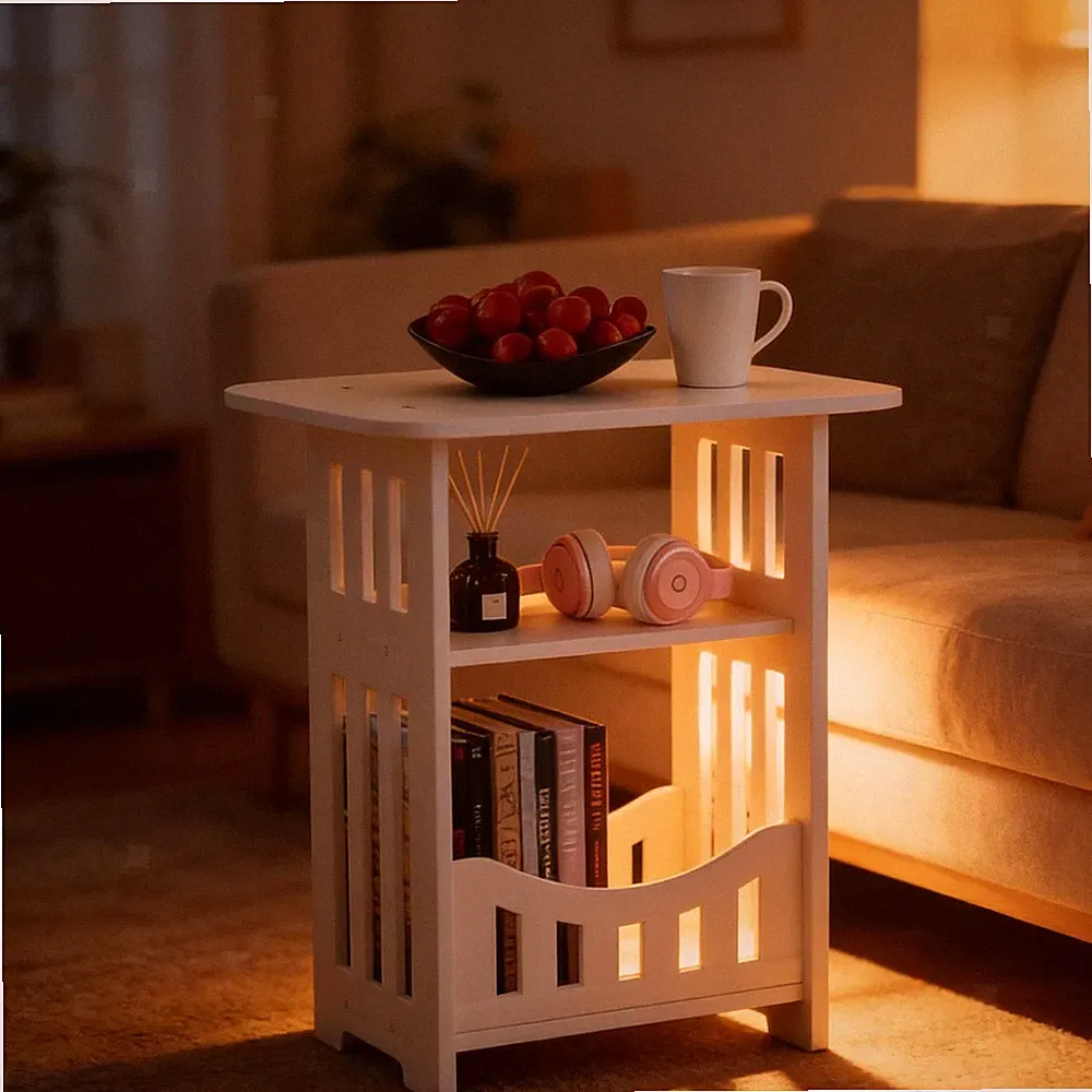 Beistelltisch, Couchtisch, Nachttisch, Dekotisch, Modern Minimalistisch, Aus PVC