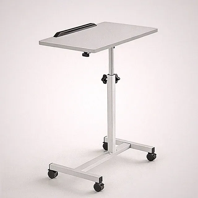 Beistelltisch HöHenverstellbar mit Rollen Laptop Sofatisch Laptoptisch Betttisch