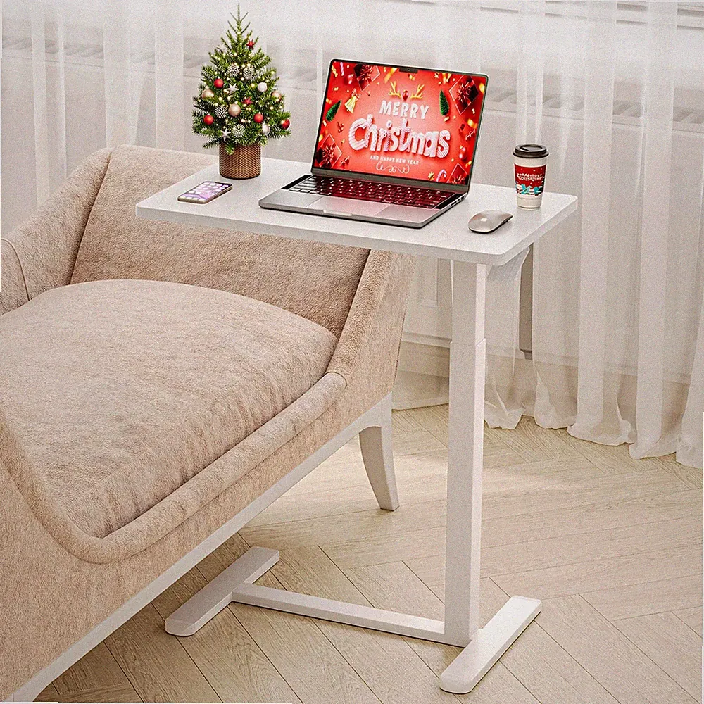 Beistelltisch höhenverstellbar mit Rollen Laptoptisch Pflegetisch 67-107cm 15KG