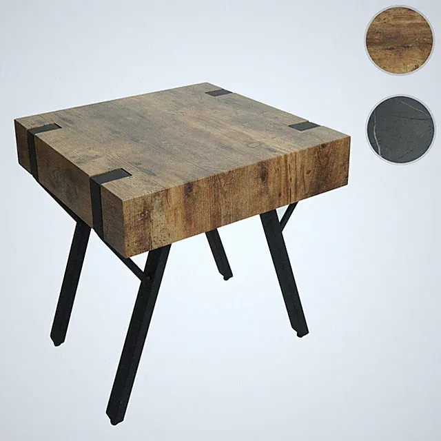 Beistelltisch HWC-L54, Kaffeetisch Nachttisch Couchtisch, Metall MDF 50x50x50cm