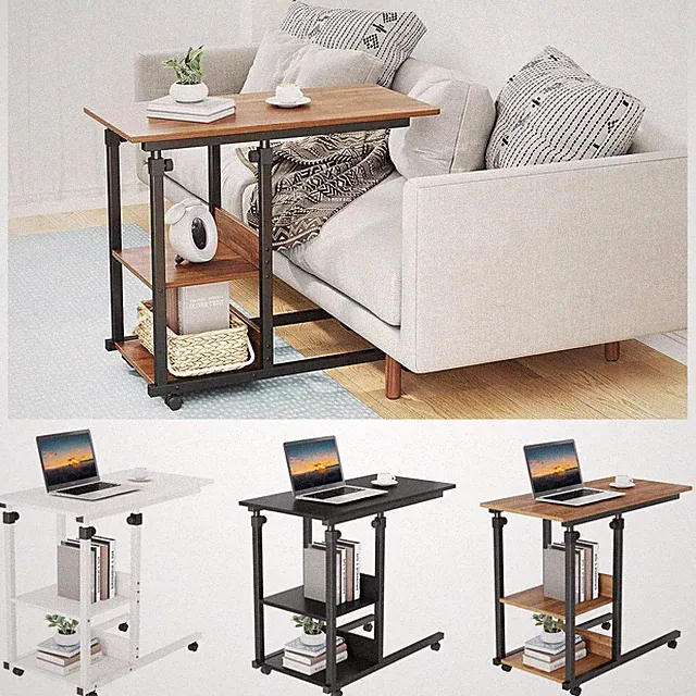 Beistelltisch Kaffeetisch Couchtisch Sofatisch Nachttisch Laptoptisch mit Rollen
