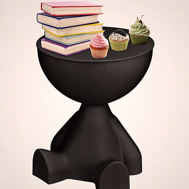 Beistelltisch Kaffeetisch Couchtisch Sofatisch Nachttisch runder schwarz 36cm