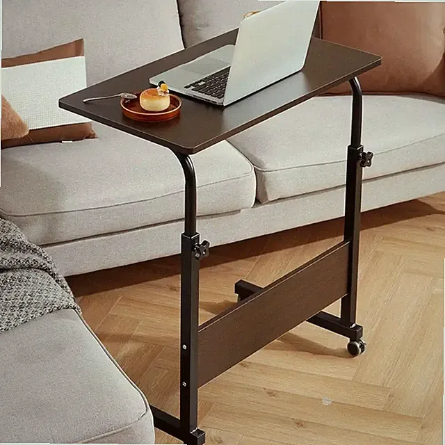 Beistelltisch Mit Rollen HöHenverstellbar Laptoptisch Sofatisch Bett Couchtisch