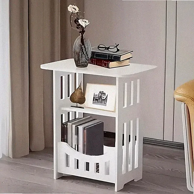 Beistelltisch Nachttisch Kaffeetisch Couchtisch Sofatisch Abstelltisch in Weiß