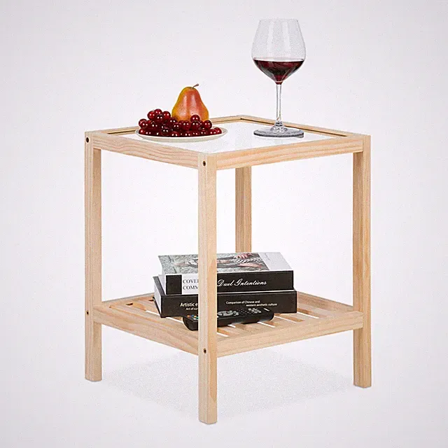 Beistelltisch Nachttisch Sofatisch Ablagetisch eckig 10 kg Wohnzimmertisch