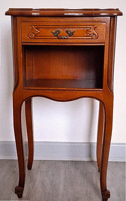 Beistelltisch Nachttisch Vintage Holz Kommode Abstelltisch night table french