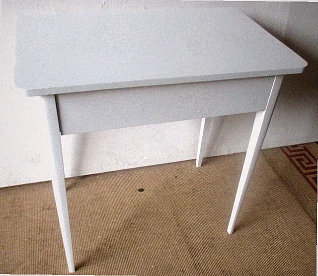 Beistelltisch Shabby Chic weiß Gartentisch Schreibtisch Blumentisch 82 x 51 (LL)