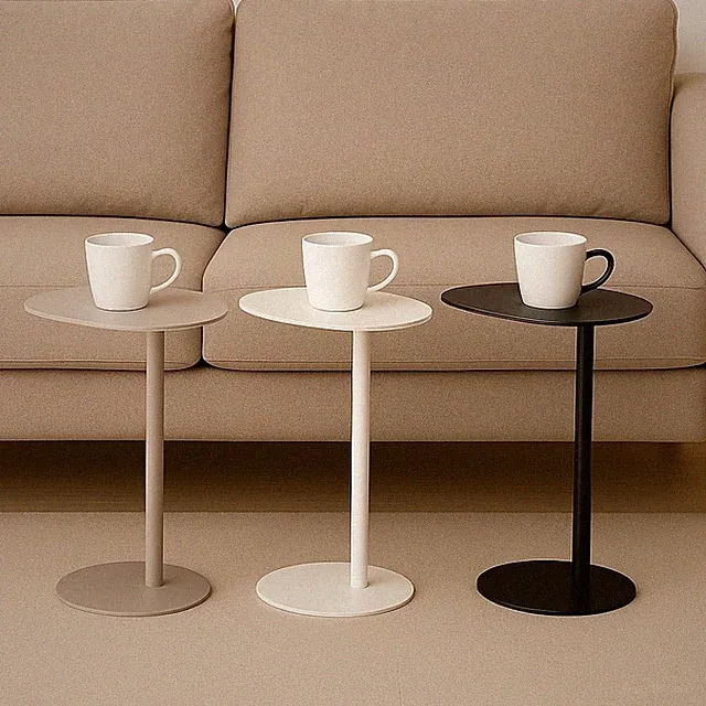 Beistelltisch Sofatisch Kaffeetisch 2. WAHL Metall Oval Retoure