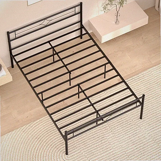 Bett 90/135x200cm aus Metall Bettgestell Bettrahmen einfache Montage 2026 NEU!