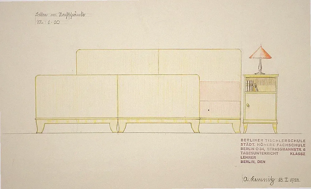 Art Deco Bett