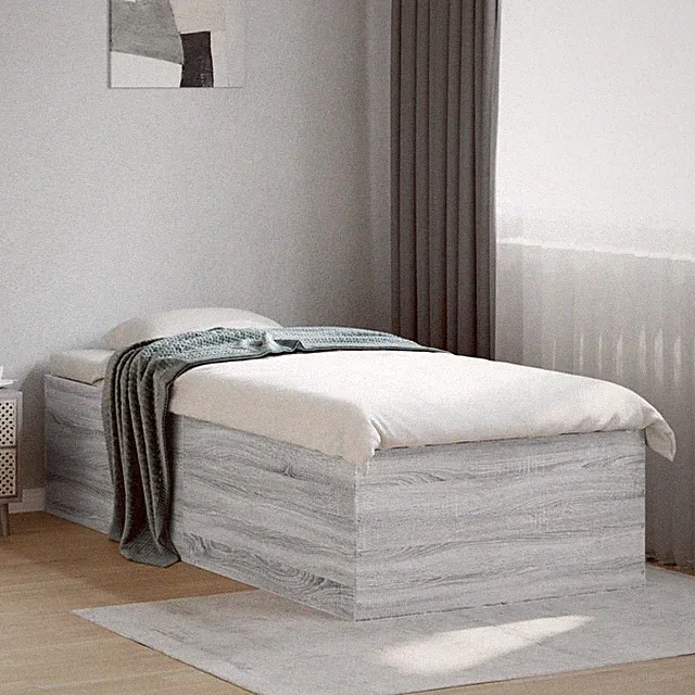 Bettgestell Bett Schlafzimmerbett Bettrahmen mit Lattenrost Holzwerkstoff vidaXL