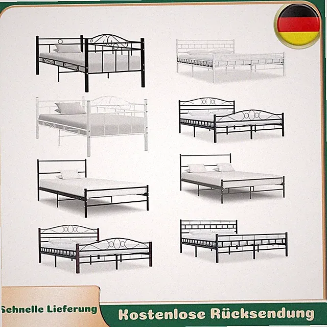 Bettgestell Doppelbett Einzelbett Jugendbett Lattenrost Bett mehrere Auswahl