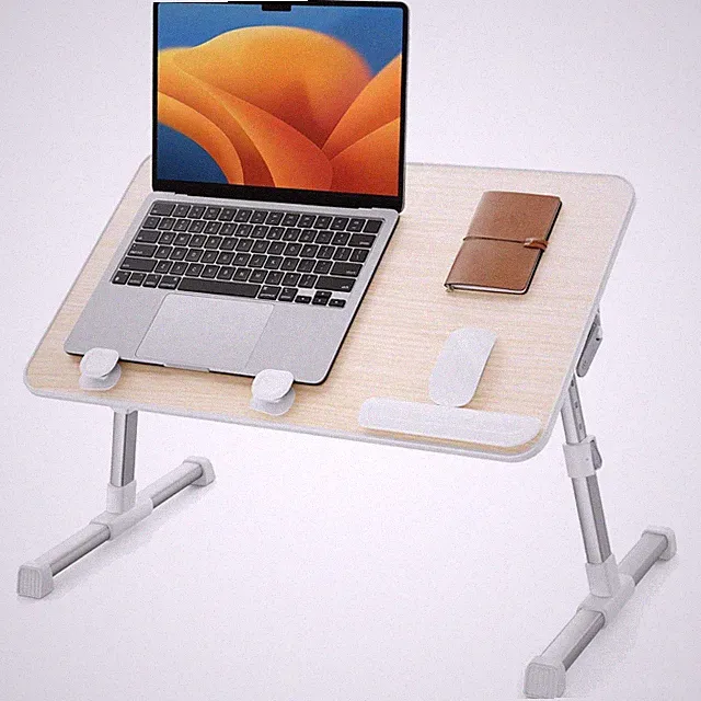 Betttisch höhenverstellbar Klappbar Lapdesk Sofa Couch Holz Arbeitsplatz