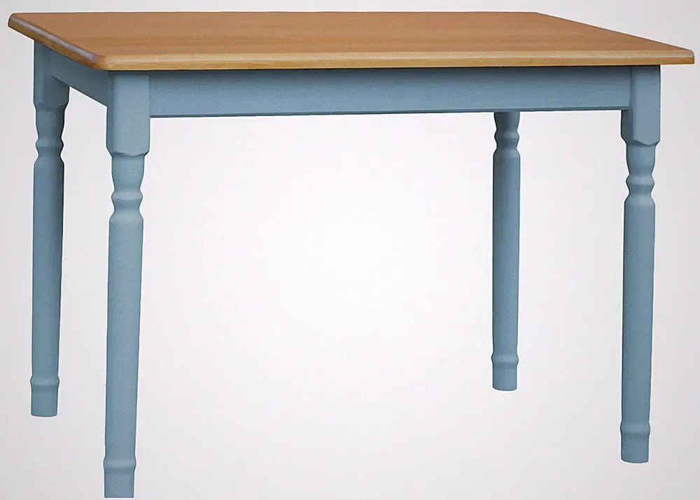 Blau Esstisch Küchentisch Tisch MASSIV KIEFER HOLZ Landhausstil - NEU