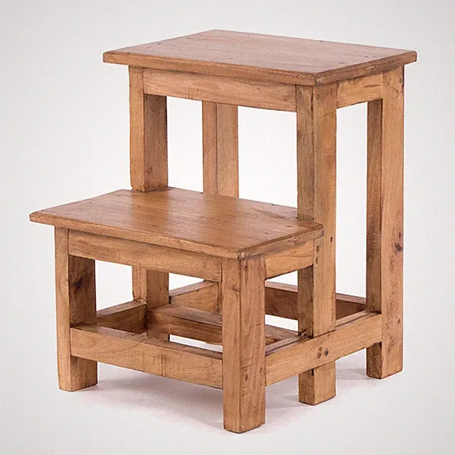 BLUMENHOCKER "STEP" | Blumenleiter Holz | Deko Holzhocker