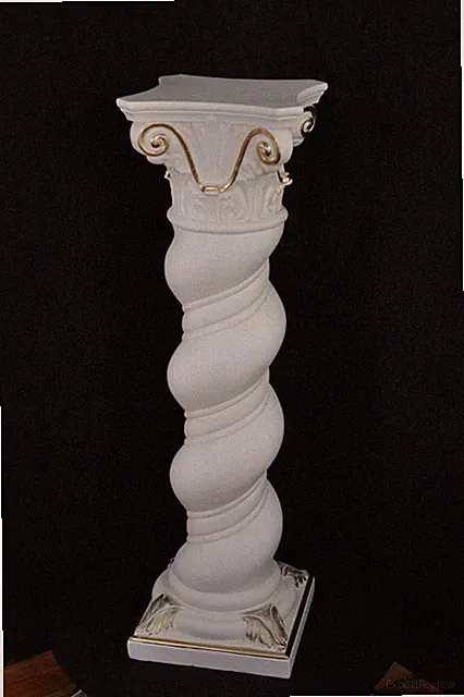Blumenständer Griechischer Stil Dekosäule 100cm Barock Handbemalt Außenbereich