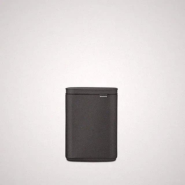 Bo Mülleimer 4 l | Kompakter rechteckiger Mülleimer mit SoftcloseDeckel, hera...