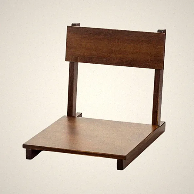Boden Tatami Stuhl Bambus Bodenstuhl platzsparender Sitz für Leseecke