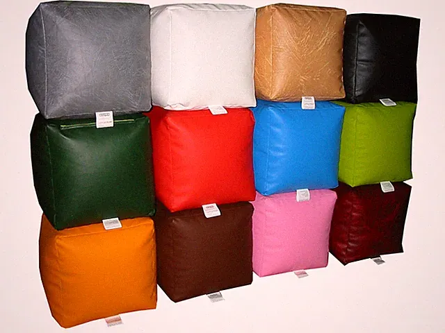 Bodenkissen Sitzkissen Hocker Cube Würfel Sitzwürfel Sitzhocker Beinablage