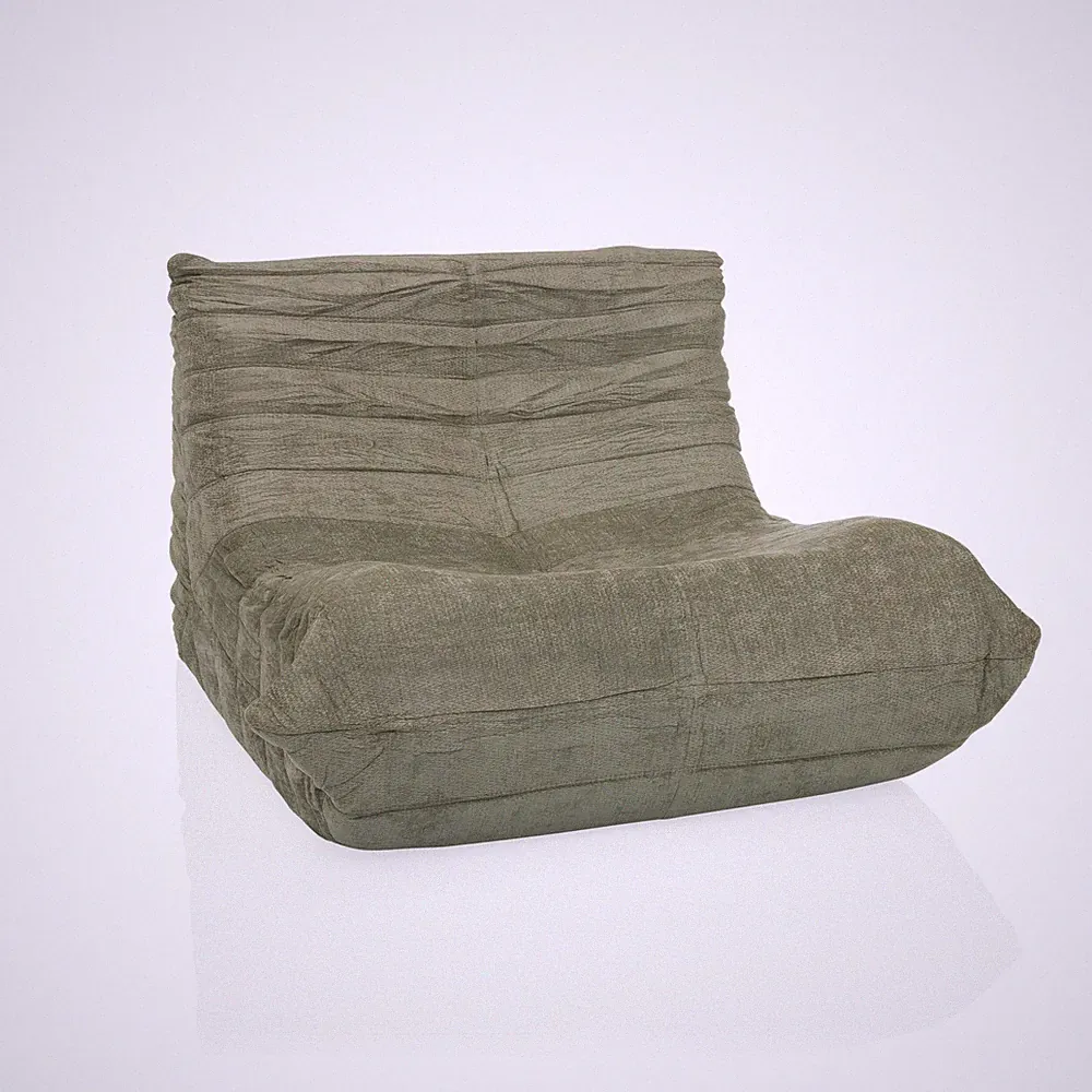 Bodensessel Bodenstuhl Schlafzimmer Wohnzimmer Liegesessel Sitzsack Indoor Stoff