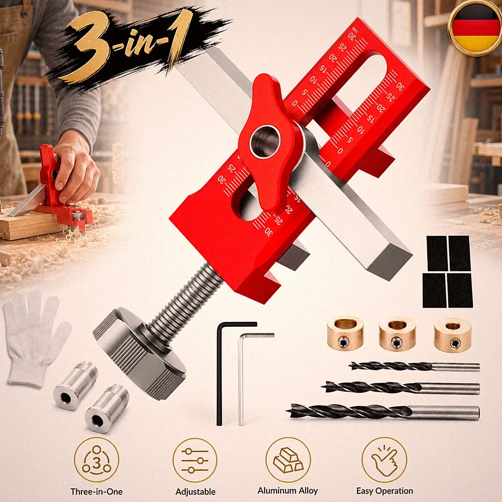 Bohrschablone Montagehilfe Aluminium langlebig Skalenmarkierung tragbar Möbel