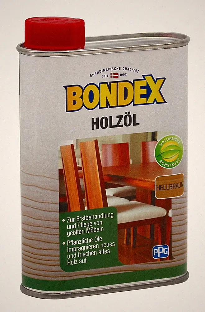 Bondex Holzöl hellbraun 0,75L Holz Öl Möbelöl Möbel Innenöl Grundieröl
