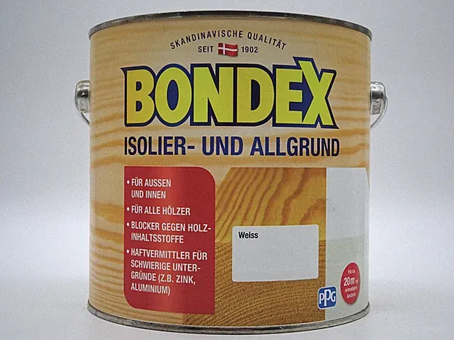 Bondex Isoliergrund / Allgrund Haftgrund Holz Stahl Aluminium PVC - 2,5 L Weiß