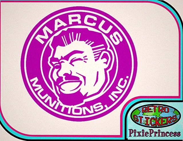 Borderlands Marcus N Vinyl Auto Wandsticker Car Window Poster für Laptop Tablet