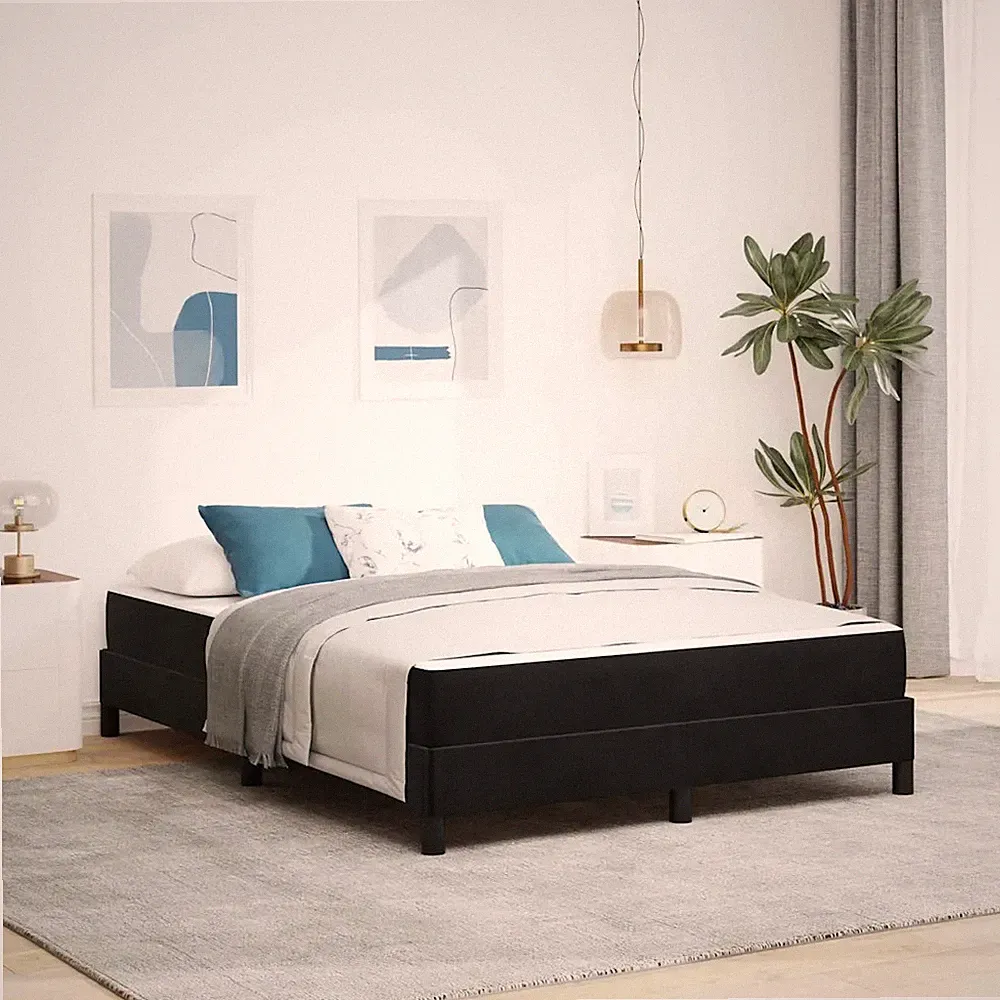 Boxspringbett mit Matratze Stoff Schlafzimmermöbel Modernes Bett vidaXL