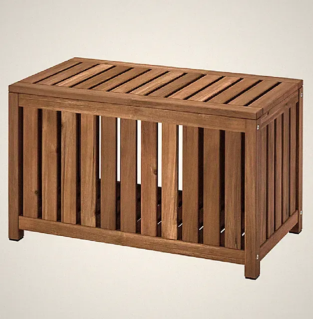 Brandneu IKEA Aufbewahrungs-/Beistelltisch Akazie praktische Aufbewahrungslösung (80 x 40 cm) UK