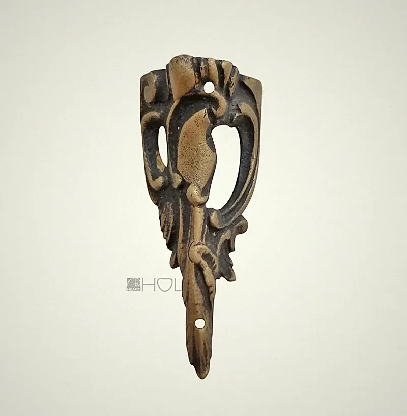 Bronze Möbel Bein Beschlag neo Barock antik Möbelbeschlag 7.9 cm