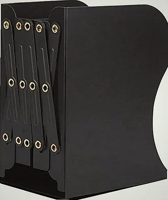 Buchstütze, Verstellbar Buchstützen Metall Bücherhalter für Schreibtisch, Regal