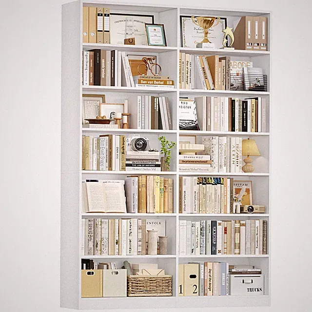 Bücherregal 212 cm hoch Regal mit 14 Fächern Bücherschrank 116 x 28,5 x 212 cm
