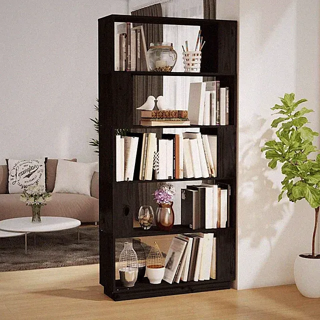 Bücherregal Raumteiler 80x25x163,5cm Massivholz Kiefer mehrere Auswahl vidaXL