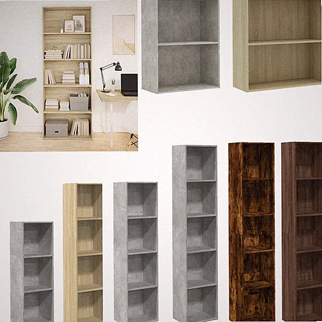 Bücherregal Regal Schrank Raumteiler Standregal Nachttisch mit 2 3 4 5 6 Fächer