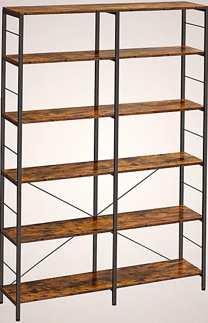 Bücherregal VASAGLE 6 Ebenen 30x120x17