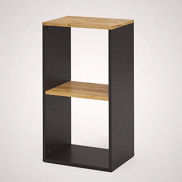 Bücherregal Vicco Tomy 40 x 74 cm mit 2 offenen Fächern